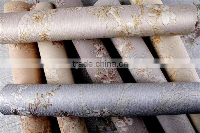 deep embossed vinyl italian style wallpaper for country home decor