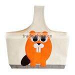 Hotest Kids Storage Caddy with Animal Felt Embroidery