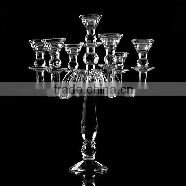 Fashion crystal candle holder, crystal candlestick for home decoration
