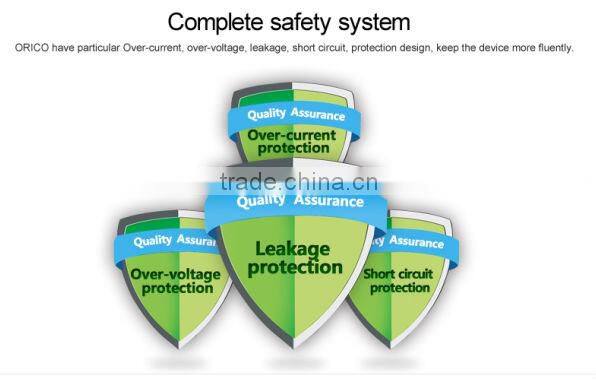 ORICO DCW-4U 4 Port smart usb wall charger for table phone with rechangeble AC plug