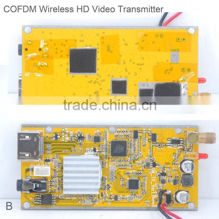 COFDM HD Wireless Video Transmitter 1080P CVBS SD 720P
