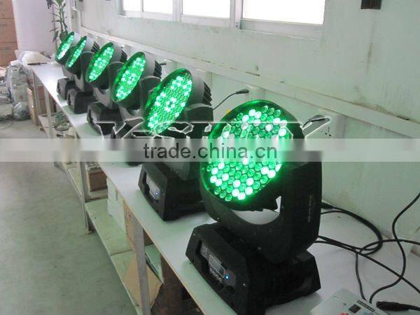 most popular 108x3w rgbw led moving head light