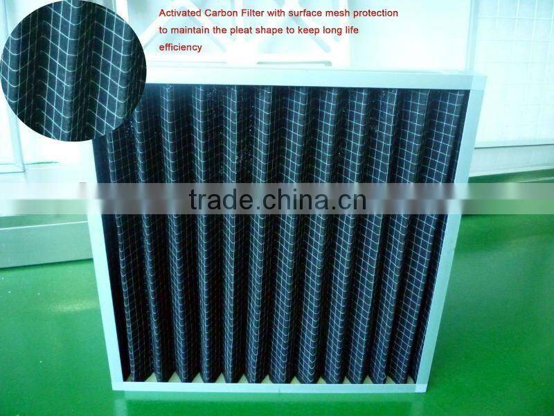 2015 New product hvac activated carbon hepa air filter for commerical industry
