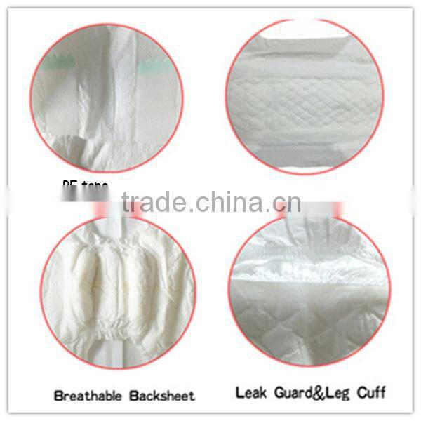 high quality disposable adult diaper ,soft and comfort diaposable adult nappies,custom adult diapers