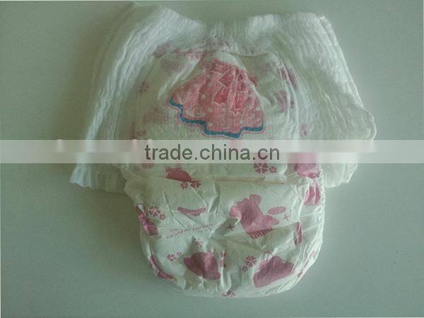 Cotton high quality baby easy up diapers, baby pants diaper, disposable easy up diaper