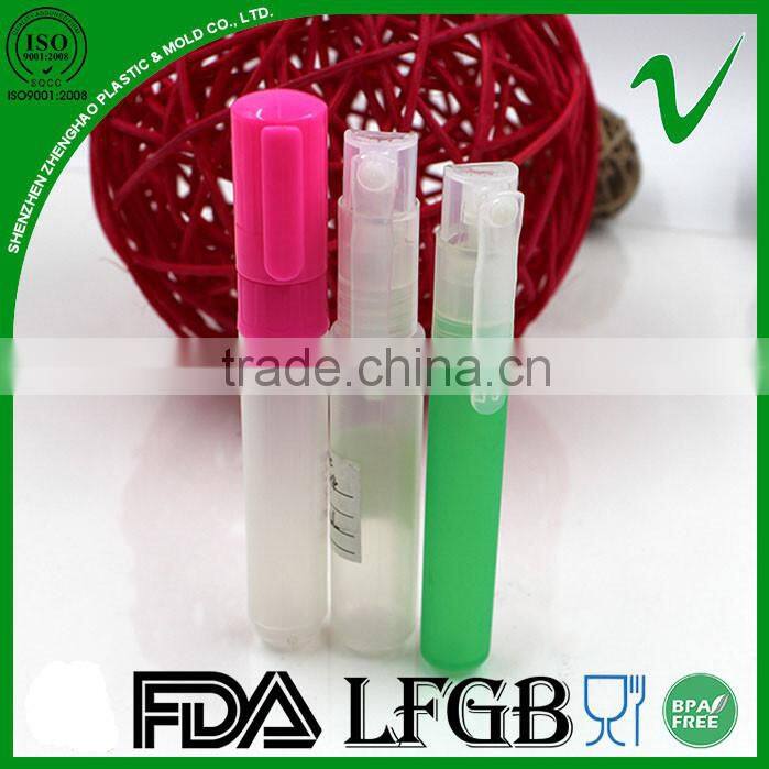 PP pen shape disposable wholesale pen spray bottle with different volumn