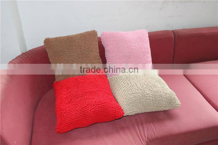 polyester chenille wholesale decorative pillow