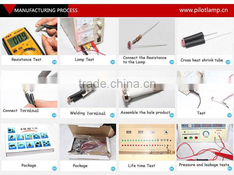 10mm high brightness oven red bidirectional automotive 6 volt led indicator light 12v