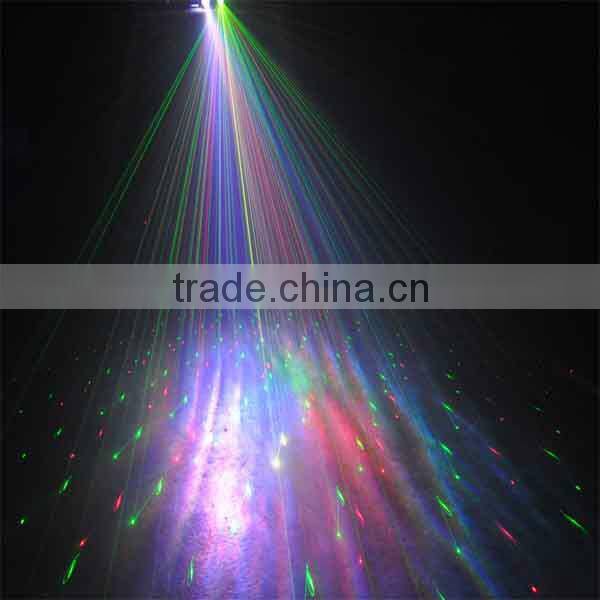 Christmas lighting RGY Multi-Effect Laser with LED background