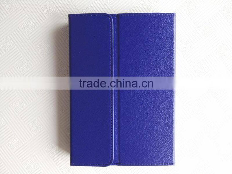 Blue universal wireless buletooth keyboard for Android,IOS,windows tablets,bluetooth leather case keyboard