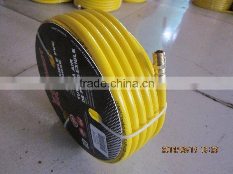 colorful PVC braided fiber reinforced net hose with logo