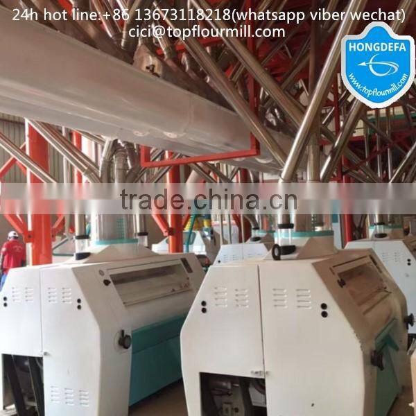 Maize Flour Milling Machine 150t for Zambia