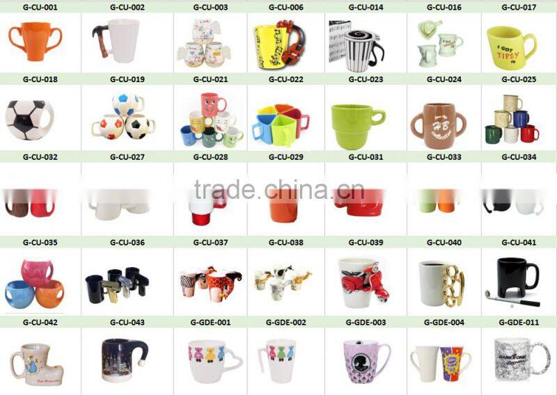 GRS 3D animal designs ceramic coffee mug