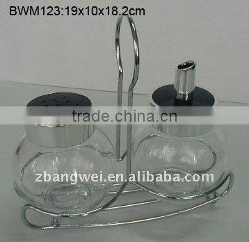 glass transparent jar used for spice