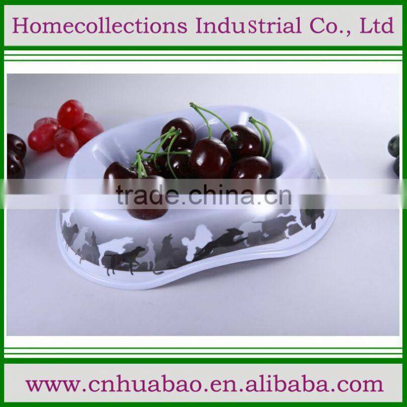plastic pet bowl /melamine pet dish for dog and cat /food pail for dog poultry feeders drinkers
