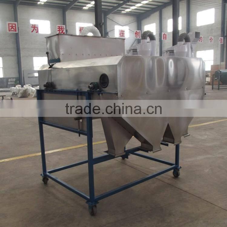 magnetic separator for grain cleaning