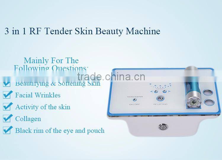 Mini Portable RF Radio Frequency Skin Care Face Lift Mesotherapy Machine