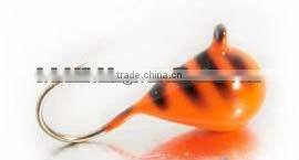Multicolor Rain Drop Series Tungsten ice fishing jigs