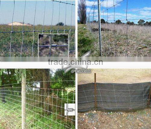 Short installation period hot-dipped galvanized livestock fence
