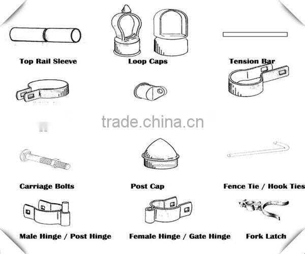 high quality 9 guage chain link fence for sale / galvanized chain link fence price