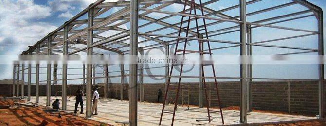 light prefab greenhouse steel structure