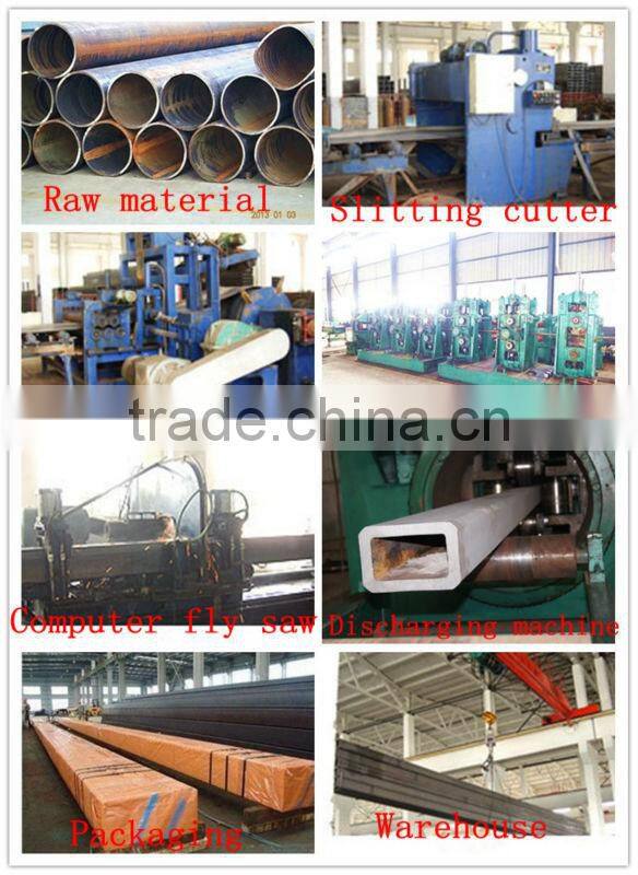 constrction engineering material retangular and square steel pipe