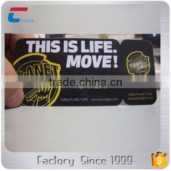 plastic reward pvc combo card key tag pvc card with barcode