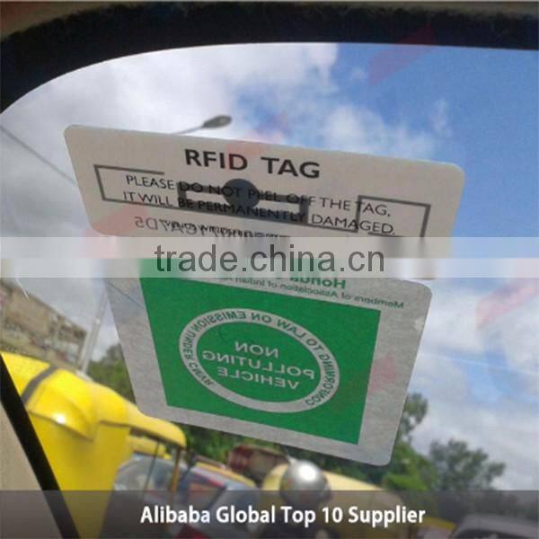 Hot sell RFID UHF windshield tag with alien H3 for long reading distance