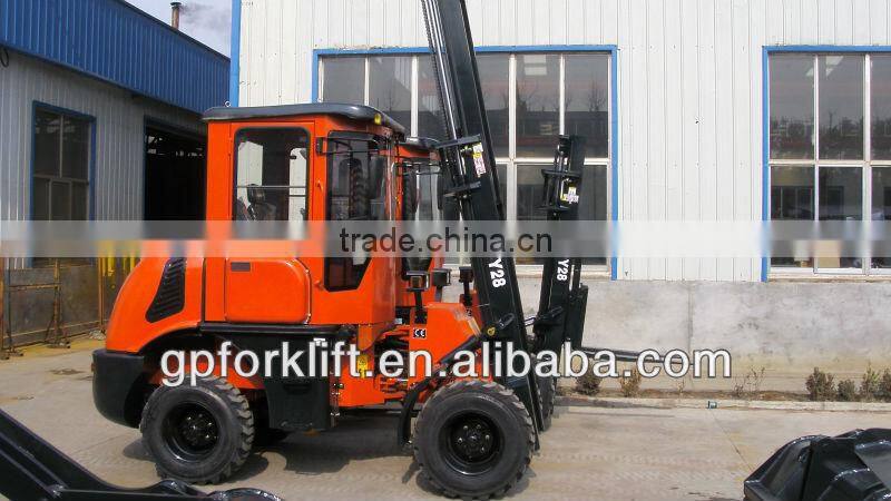 4WD 2.8 ton Rough Terrain Forklift Truck CPCY28