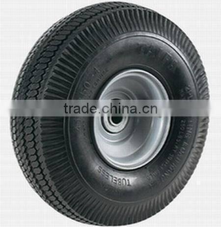 10 inch 4.10/3.50-4 pu foam pneumatic rubber wheel tire