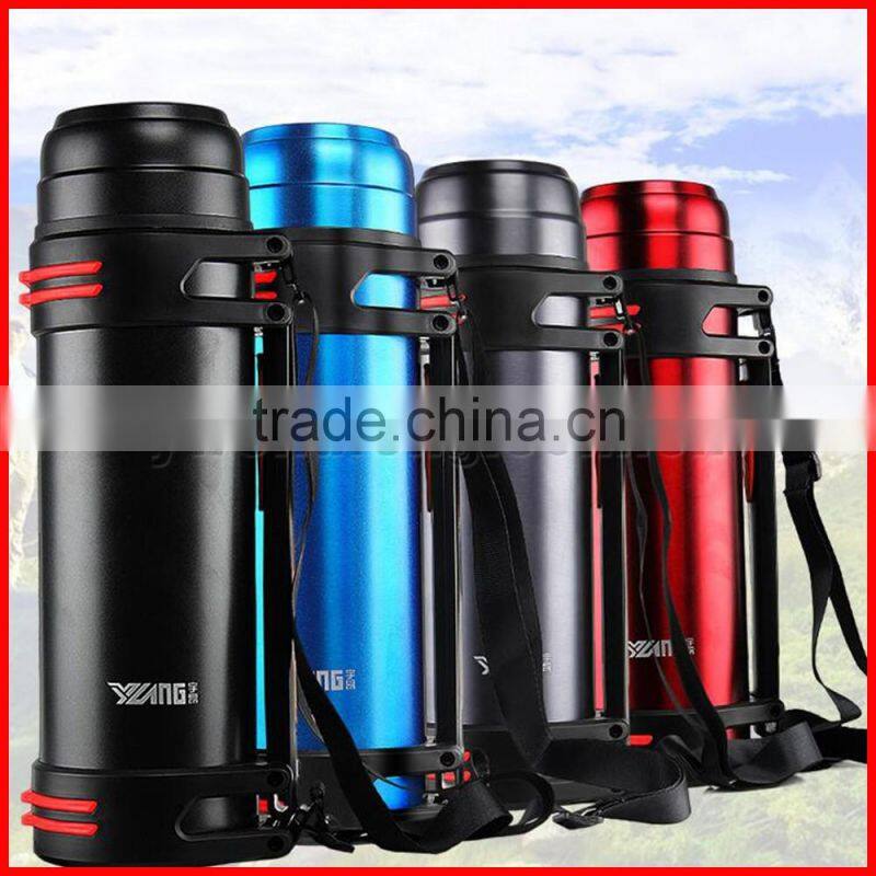 Wholesale Stainless steel double wall 2.2 liter large capacity travel and sport vacuum insulated bottle