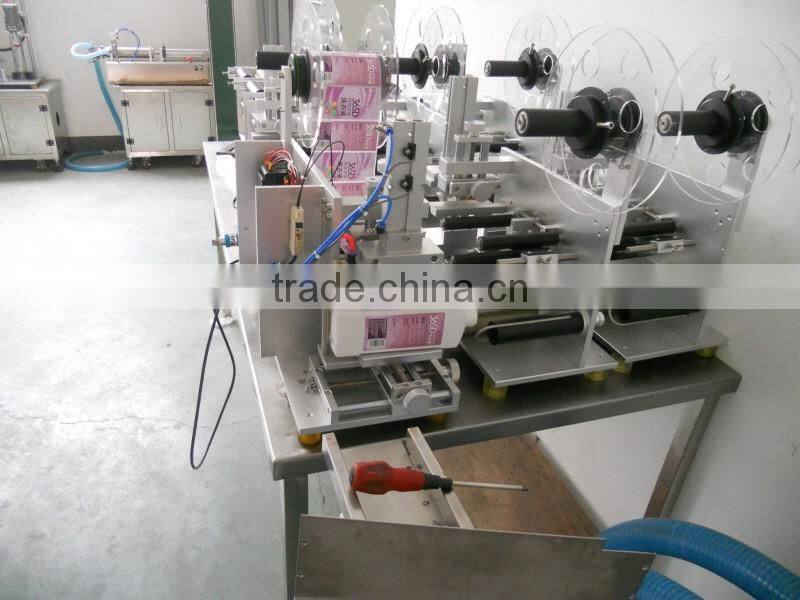 Semi Automatic Bottle Labeling Machine Plane Labeling