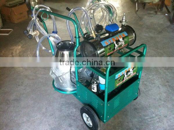Moveable Vacuum double tanks milking machine