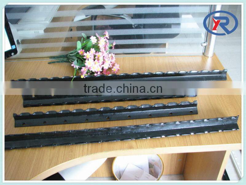 black Y Steel Fence Post metal post