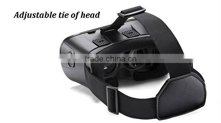 High quality cardboard vr viewe 3D VR Virtual Reality Headset 3D Glasses Adjust Cardboard VR BOX For any Smartphones IOS Android