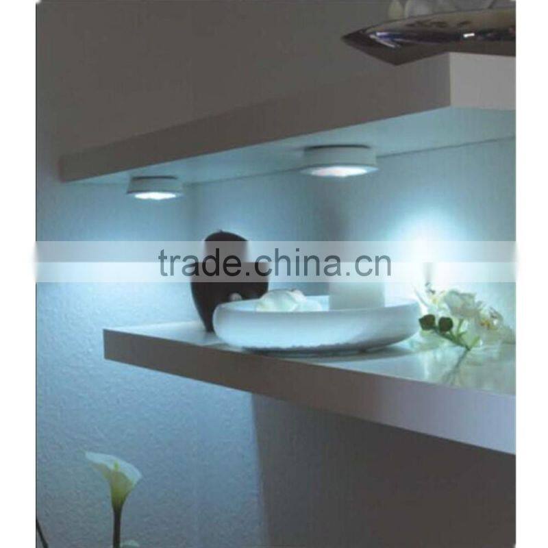 Wireless Remote Control Round Puck Cabinet Light