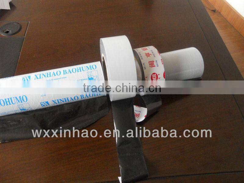 pe protective film for coarse sand blasted profile