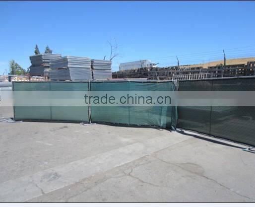 Hdpe shade cloth for temp fence