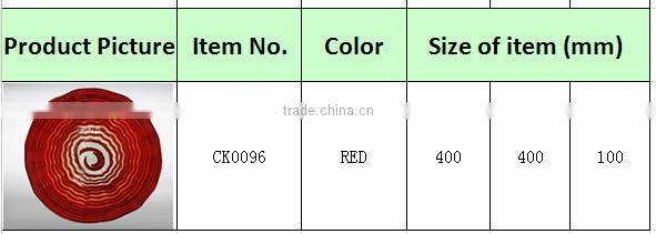 round decorative hand blown wall art and decoration plate glass