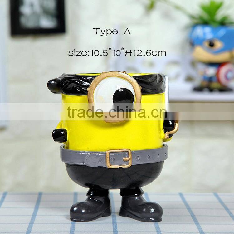 Creative various types ceramic flower pots with hole for home decoration