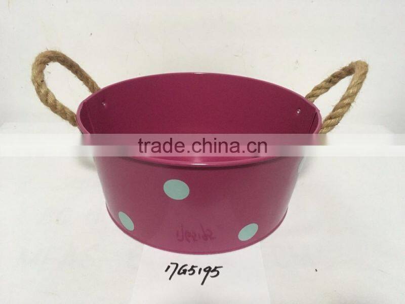 cheap wholesale diffrent types 8 inch shallow office desk outdoor planters flower pots