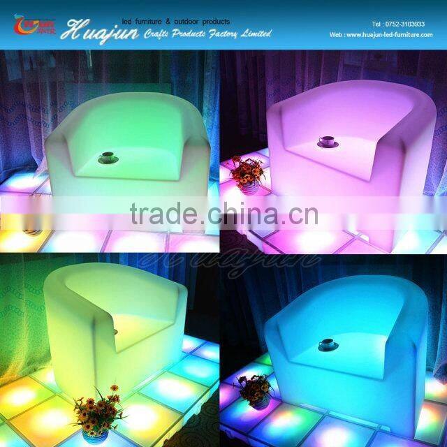 led multi color for 1 pepole sofa furniture