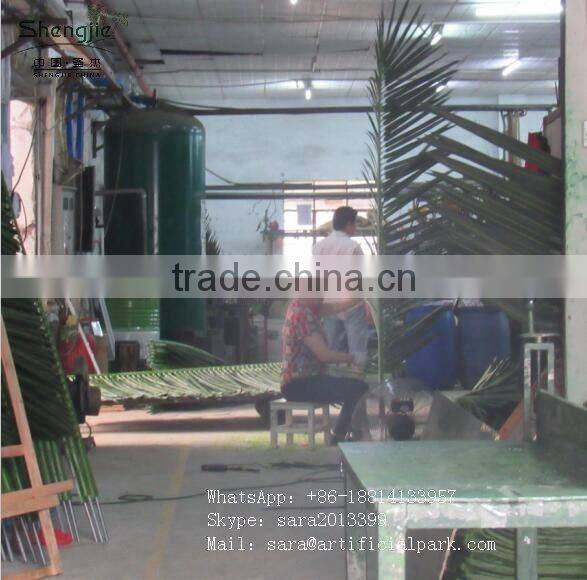 SJ7001026 Outdoor palm tree leaf with UV protection