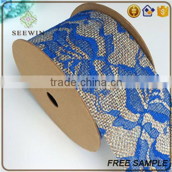 high quality online lace mesh linen jute craft fabric ribbon wholesale