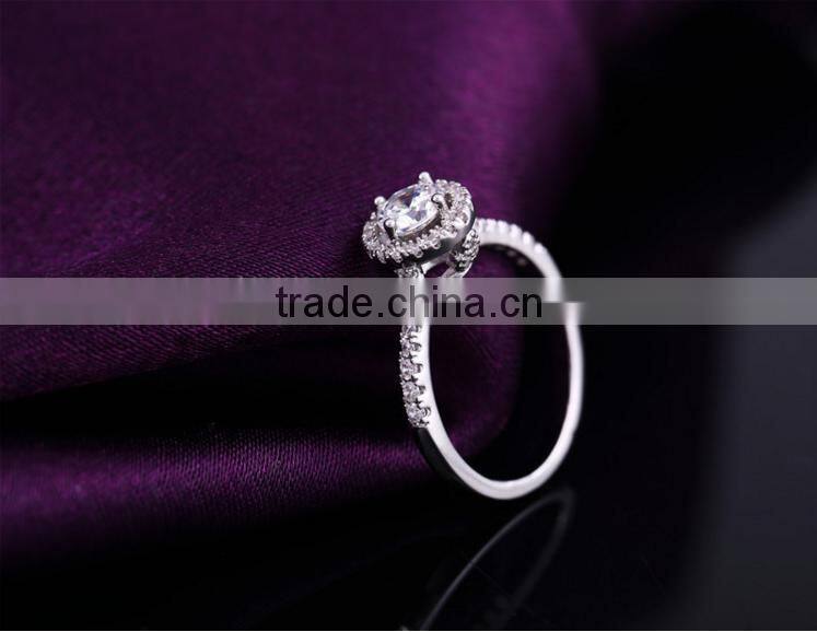 Wholesale Stock Small Order Fashion Women High Quality Zircon Ring