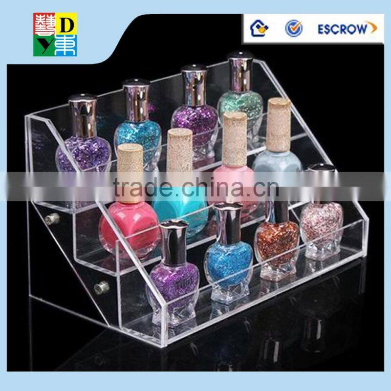 Acrylic cosmetic display lipstick stand holder/detachable floor standing acrylic display from Shenzhen Yidong
