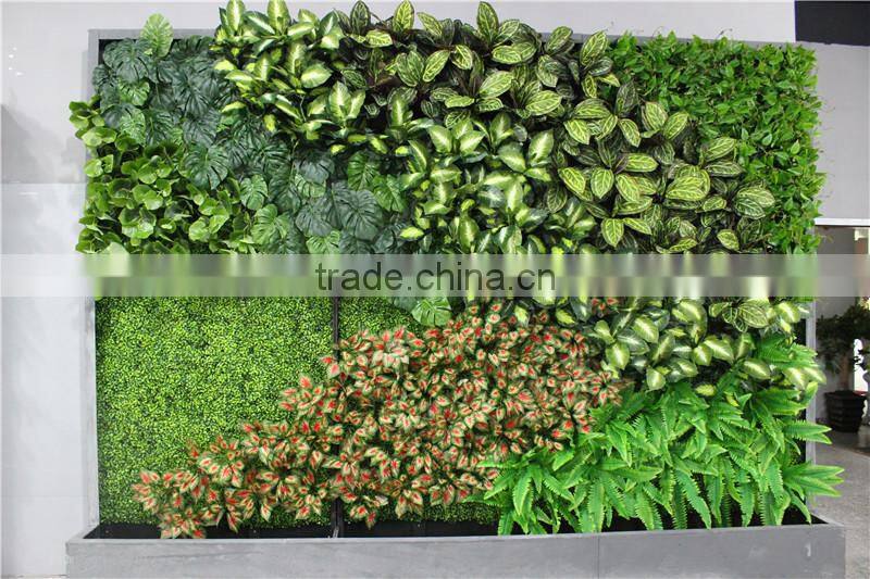 100*100*25cm Home garden decorative indoor vertical plastic Artificial Green Plant Walls ZWQ09 2110