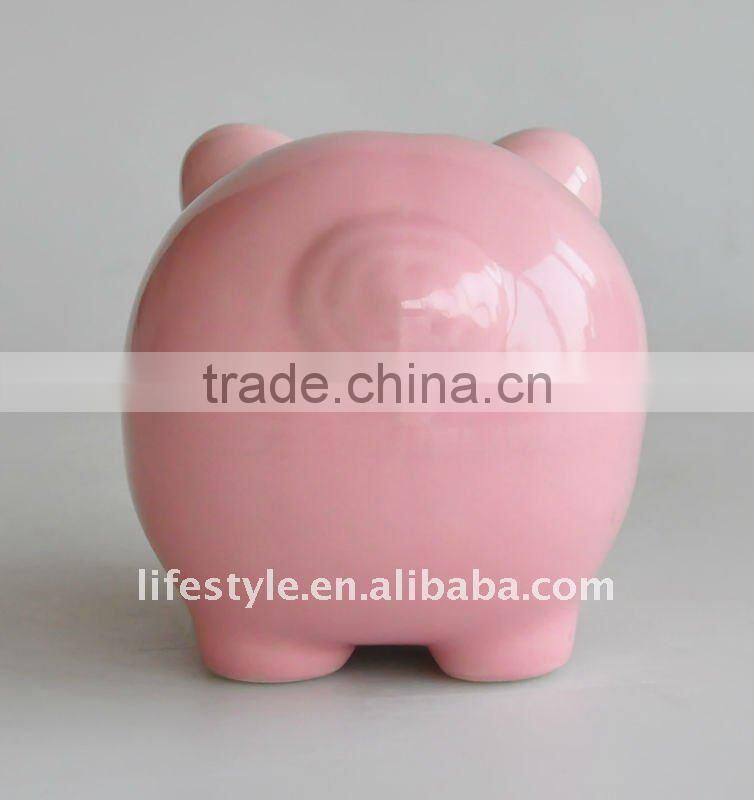 ceramic money box in pig shape