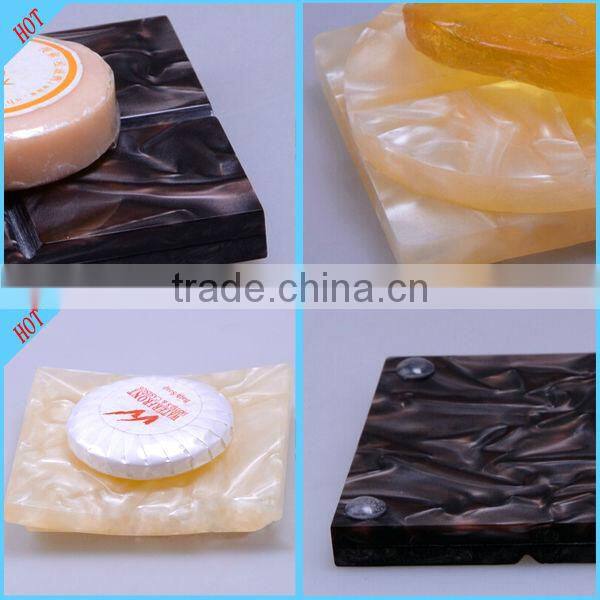 Alibaba Super High Quality wholesale Elegant Acrylic Draining Soap Dish for Bathroom and Kitchen