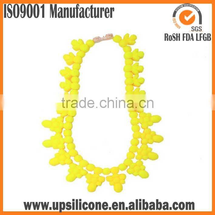 silicone teething necklace jewelry silicone necklace for teething